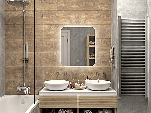 Зеркало Misty Адхил 60 АДХ-02-60/70-14 в ванную от интернет-магазине сантехники Sanbest