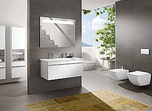 Унитаз Villeroy&Boch Venticello 4611RS01 безободковый, с крышкой микролифт купить в интернет-магазине Sanbest