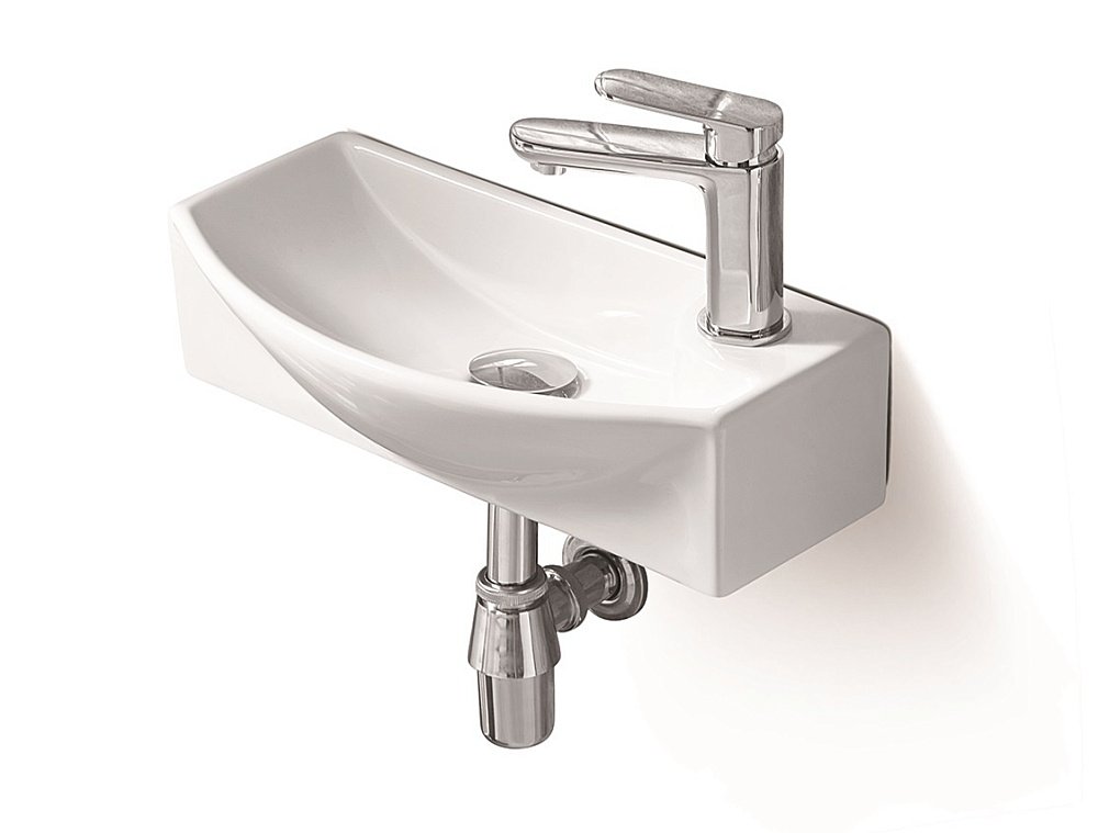 Раковина накладная SantiLine 45,5 SL-2013 белая купить в интернет-магазине Sanbest