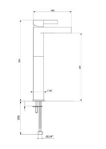 Смеситель для раковины Webert DoReMi DR830402345 купить в интернет-магазине сантехники Sanbest