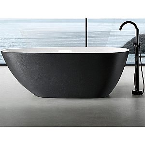 Ванна Abber Dortmund 170x75 AM9911BW черно-белая матовая купить в интернет-магазине Sanbest