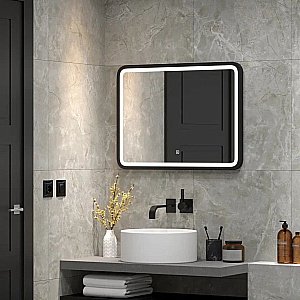 Зеркало Taliente Zled TA-Zled-EBL8060 80 черное в ванную от интернет-магазине сантехники Sanbest