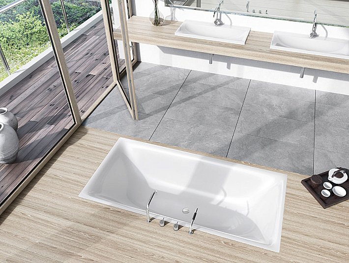 Ванна стальная Kaldewei Silenio 678 190х90 267800013001 Easy-clean белый купить в интернет-магазине Sanbest