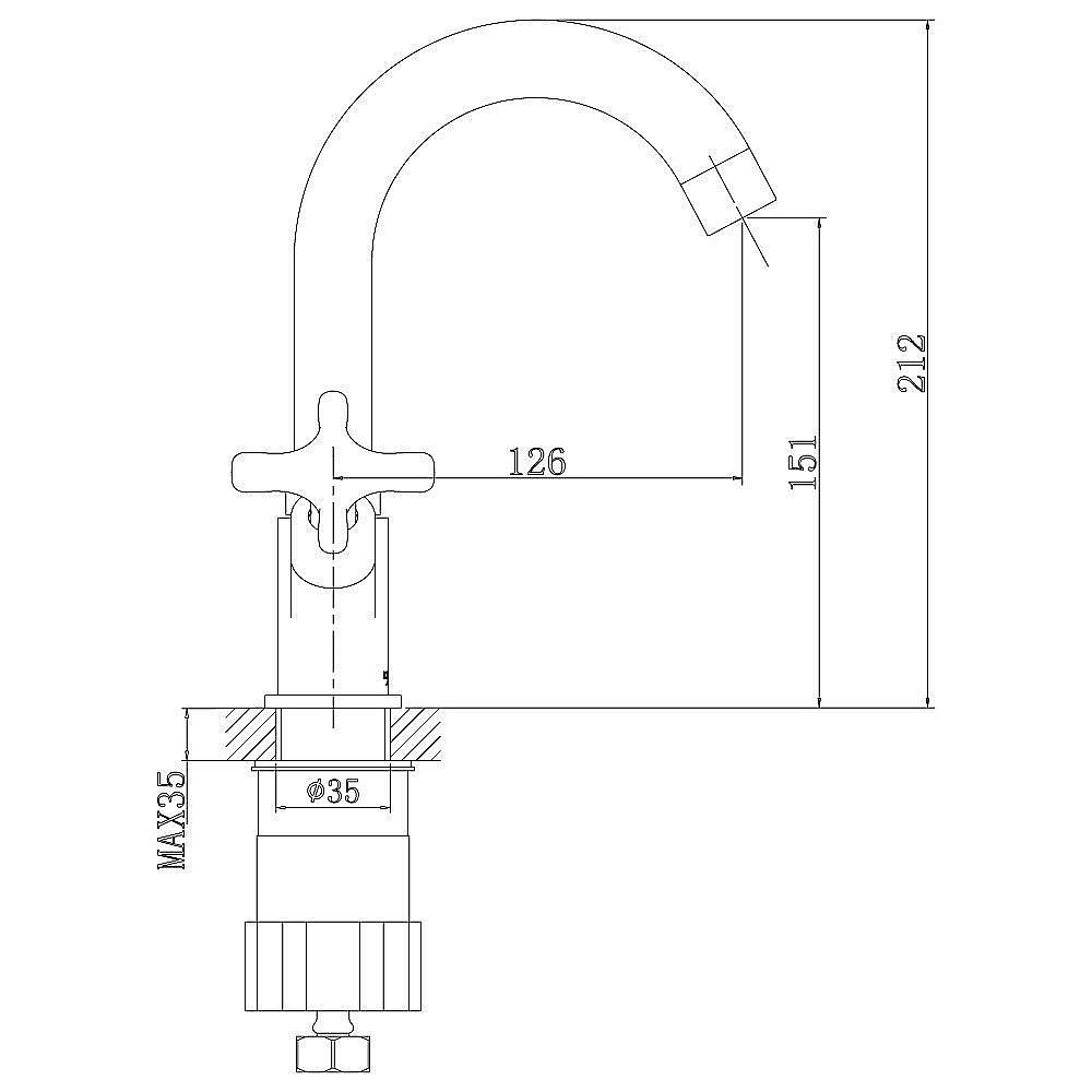 Смеситель для кухни Rossinka RS39-62U купить в интернет-магазине сантехники Sanbest