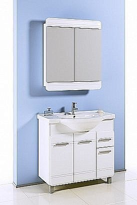 Тумба с раковиной AQWELLA Корсика 85 Т8м для ванной в интернет-магазине Sanbest