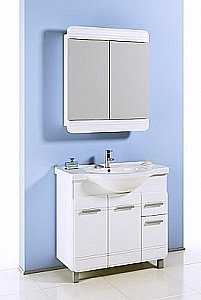 Тумба с раковиной AQWELLA Корсика 85 Т8м для ванной в интернет-магазине Sanbest