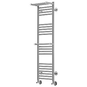 Полотенцесушитель водяной Terminus Аврора П22 300x1200 с двумя полками купить в интернет-магазине сантехники Sanbest