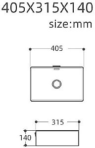 Раковина накладная Aquanet Perfect-1-MB 41 273678 черная матовая купить в интернет-магазине Sanbest