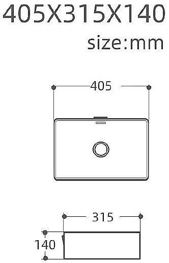 Раковина накладная Aquanet Perfect-1-MB 41 273678 черная матовая купить в интернет-магазине Sanbest