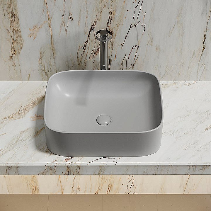Раковина Ceramica Nova Element 50 CN6052MSG серая матовая купить в интернет-магазине Sanbest