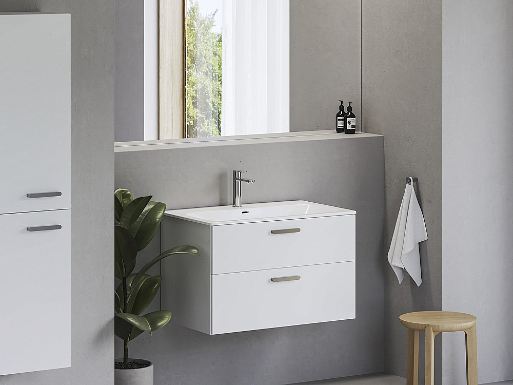 Раковина Ravak CHROME SLIM 80 XJX01180002 белый купить в интернет-магазине Sanbest