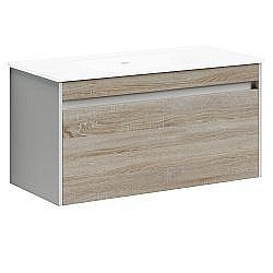 Тумба под раковину Sancos Smart SM100E дуб бардолино купить в интернет-магазине сантехники Sanbest