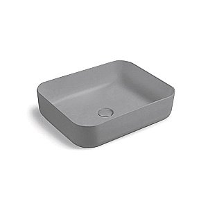 Раковина накладная Vincea 50 VBS-105MG серая матовая купить в интернет-магазине Sanbest