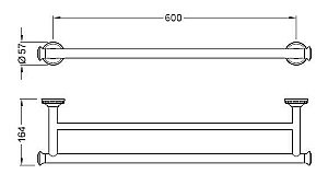Полотенцедержатель Schein SUPERIOR 7066040 хром/Swarovski купить в интернет-магазине сантехники Sanbest