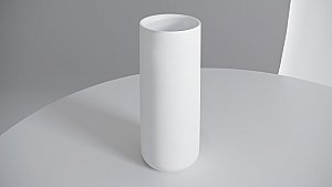 Стакан Salini GOCCE S-Stone 1901201F белый матовый купить в интернет-магазине сантехники Sanbest