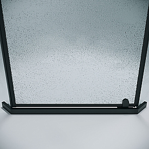 Душевой уголок Grossman Pragma 90х90 302.K33.03.9090.21.02 стекло шиншилла/профиль черный матовый купить в интернет-магазине Sanbest