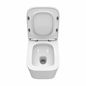 Унитаз подвесной BelBagno DUE-TOR BB5171CH-TOR/SC белый, с крышкой микролифт, безободковый, слив-торнадо купить в интернет-магазине Sanbest
