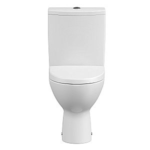 Унитаз Cersanit PARVA Clean On 011 3/6 DPL EO с крышкой микролифт, с бачком, безободковый купить в интернет-магазине Sanbest