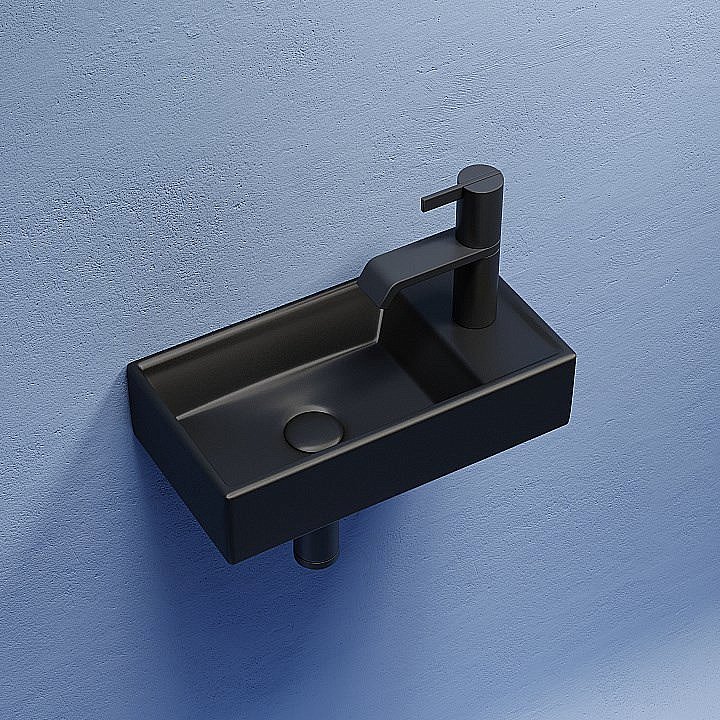 Раковина Ceramica Nova Element CN6051MB черная матовая купить в интернет-магазине Sanbest