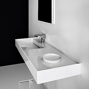 Раковина Laufen Kartell 8.1033.8.000.111.1 белая купить в интернет-магазине Sanbest