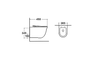 Унитаз подвесной с инсталляцией Aquatek Классик SET AQUATEK КЛАССИК cm-068 4в1 белый/кнопка хром матовый, безободковый, с крышкой микролифт купить в интернет-магазине Sanbest