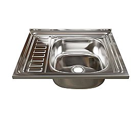 Мойка кухонная MIXLINE ML 538191 хром купить в интернет-магазине сантехники Sanbest