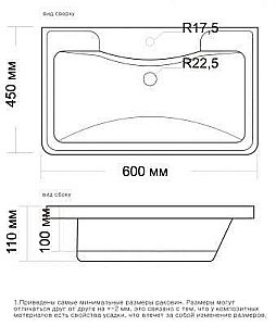 Тумба с раковиной подвесная Grossman АДЕЛЬ-НОРМА 60 белая для ванной в интернет-магазине Sanbest