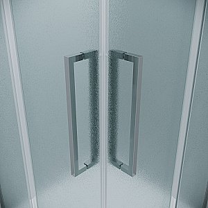 Душевой уголок Grossman Cosmo 300.K33.02.8080.10.02 80x80 стекло шиншилла/профиль хром купить в интернет-магазине Sanbest