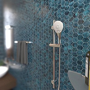 Душевой гарнитур PAINI Bergamo R BRCR121L7R хром купить в интернет-магазине сантехники Sanbest