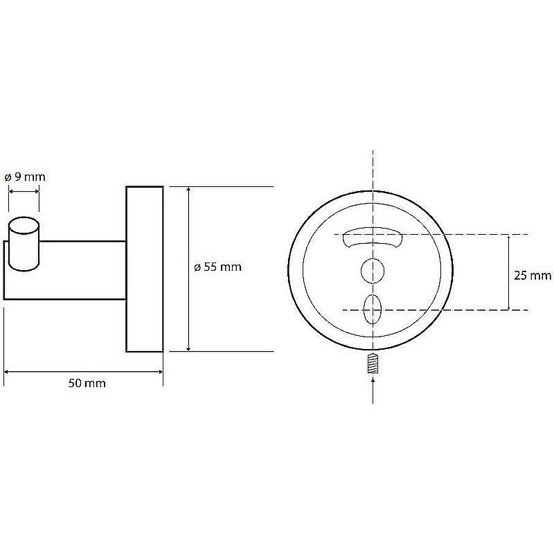 Крючок Bemeta Amber 155106032 медное золото купить в интернет-магазине сантехники Sanbest