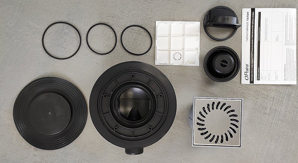 Душевой трап PAINI 381A 12,5 хром купить в интернет-магазине Sanbest