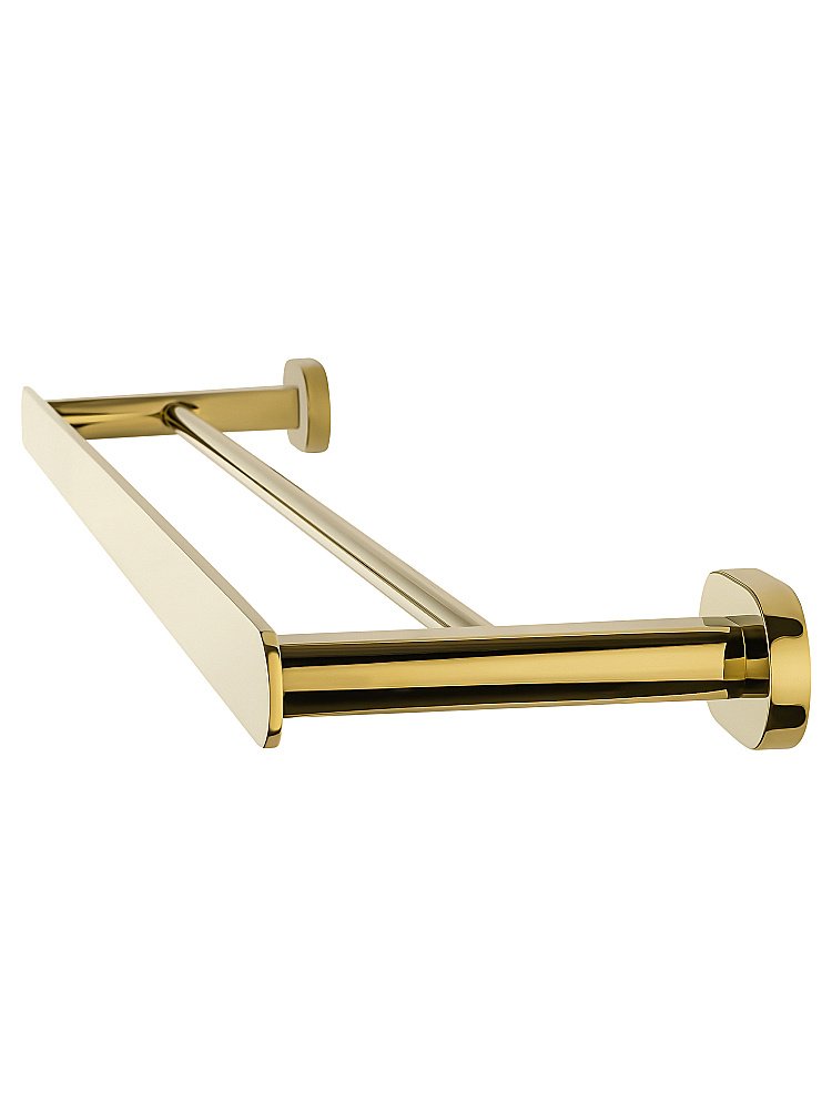 Полотенцедержатель двойной WONZON & WOGHAND FIRST WW-8411-LG золото глянцевое купить в интернет-магазине сантехники Sanbest