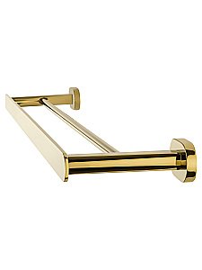 Полотенцедержатель двойной WONZON & WOGHAND FIRST WW-8411-LG золото глянцевое купить в интернет-магазине сантехники Sanbest