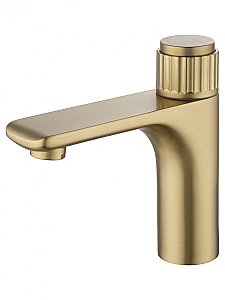 Смеситель для раковины WONZON & WOGHAND CLICK, Брашированное золото (WW-A40412-BG) купить в интернет-магазине сантехники Sanbest