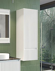 Шкаф Comforty Марсель 40 белый матовый для ванной в интернет-магазине сантехники Sanbest