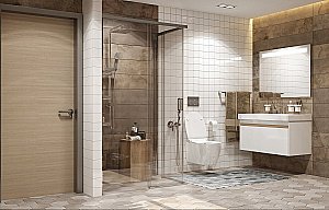 Душевой уголок Ambassador Queen 11011106 80x120 стекло прозрачное/профиль хром купить в интернет-магазине Sanbest