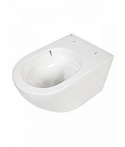 Унитаз подвесной Agger AT09150L безободковый, с инсталляцией, смыв торнадо, с крышкой микролифт, белый глянцевый купить в интернет-магазине Sanbest