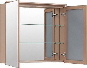 Зеркальный шкаф De Aqua Алюминиум 261767 90 медь купить в интернет-магазине сантехники Sanbest