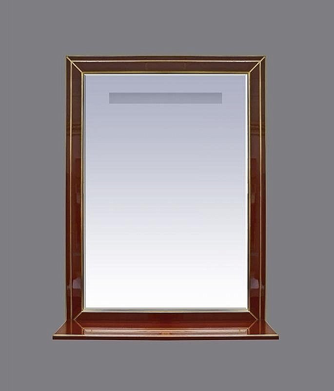 Зеркало Misty Vena 90x100 бордо патина в ванную от интернет-магазине сантехники Sanbest