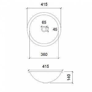 Раковина накладная ABBER Glas AK2302 прозрачная купить в интернет-магазине Sanbest