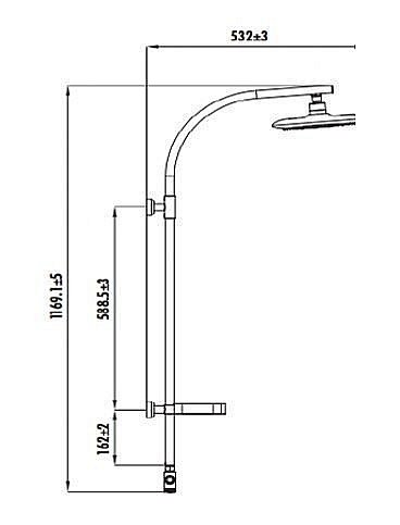 Душевая система CREAVIT SH772 купить в интернет-магазине сантехники Sanbest