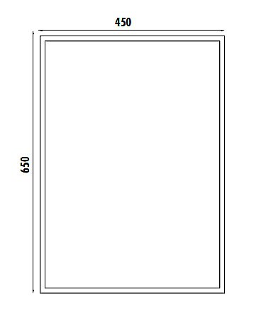 Зеркало Creavit TB500 45x65 в ванную от интернет-магазине сантехники Sanbest