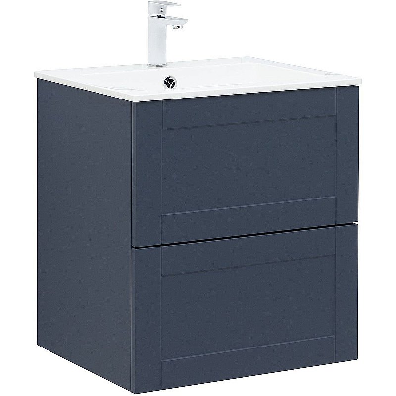 Тумба с раковиной Aquanet Терра 60 313243 маренго для ванной в интернет-магазине Sanbest