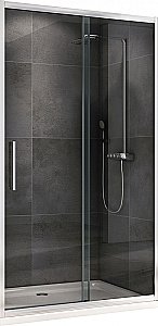 Душевая дверь ABBER Schwarzer Diamant 170 AG30170H стекло прозрачное/профиль хром купить в интернет-магазине Sanbest