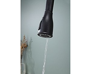 Смеситель для кухни Paulmark Lange La214212-BLM черный  купить в интернет-магазине сантехники Sanbest