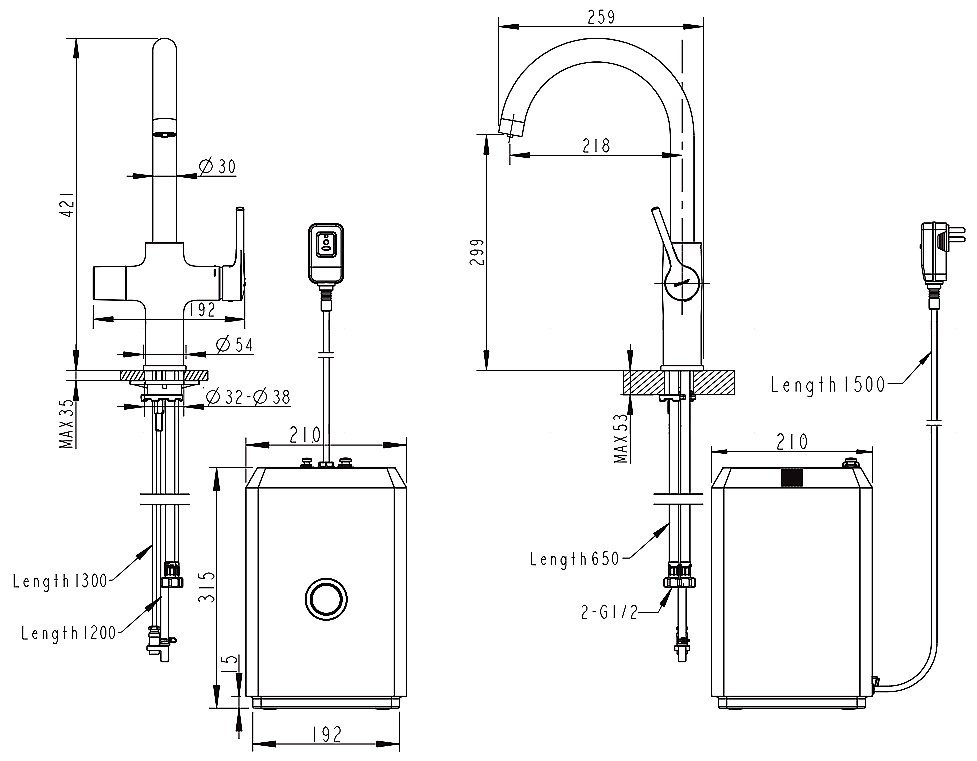 Смеситель для кухни Bravat EQUATRE F7196243CP-RG хром купить в интернет-магазине сантехники Sanbest