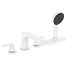 Смеситель для ванны Hansgrohe Vivenis 75444700 белый матовый купить в интернет-магазине сантехники Sanbest