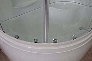 Душевая кабина Royal Bath RB8120BK2-T 120x80 профиль белый/стекло прозрачное купить в интернет-магазине Sanbest