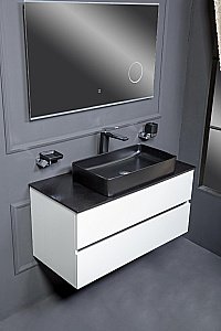 Столешница Armadi Art Vallessi 840-120-A 120 антрацит для ванной в интернет-магазине сантехники Sanbest