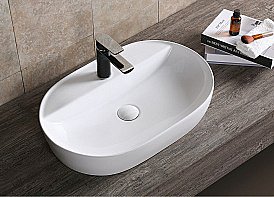 Раковина накладная CeruttiSpa 60 CR0074 белая купить в интернет-магазине Sanbest